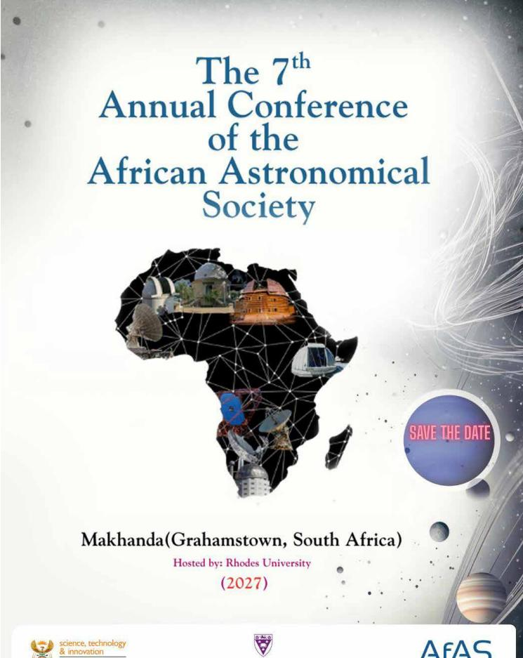 7th Annual Conference of the African Astronomical Society